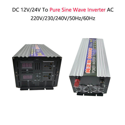 CC 12V 24V 48V 60V del fornitore 8kw della Cina alla sinusoide pura di CA 220V 50Hz fuori dall'invertitore 8000W di griglia